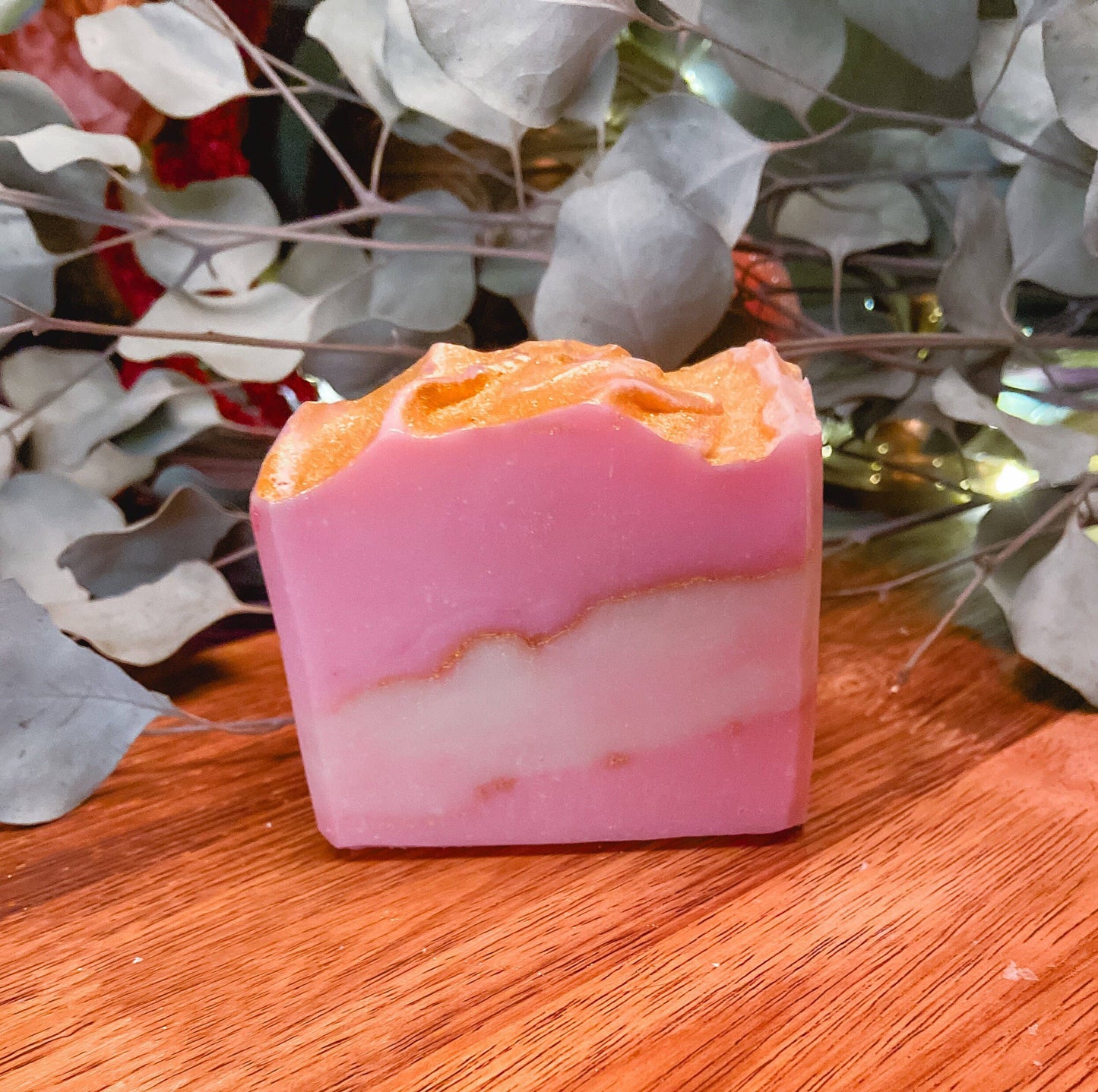 Rose Quartz Soap, Handmade Soap, Vegan Skincare: Tumbled Crystal