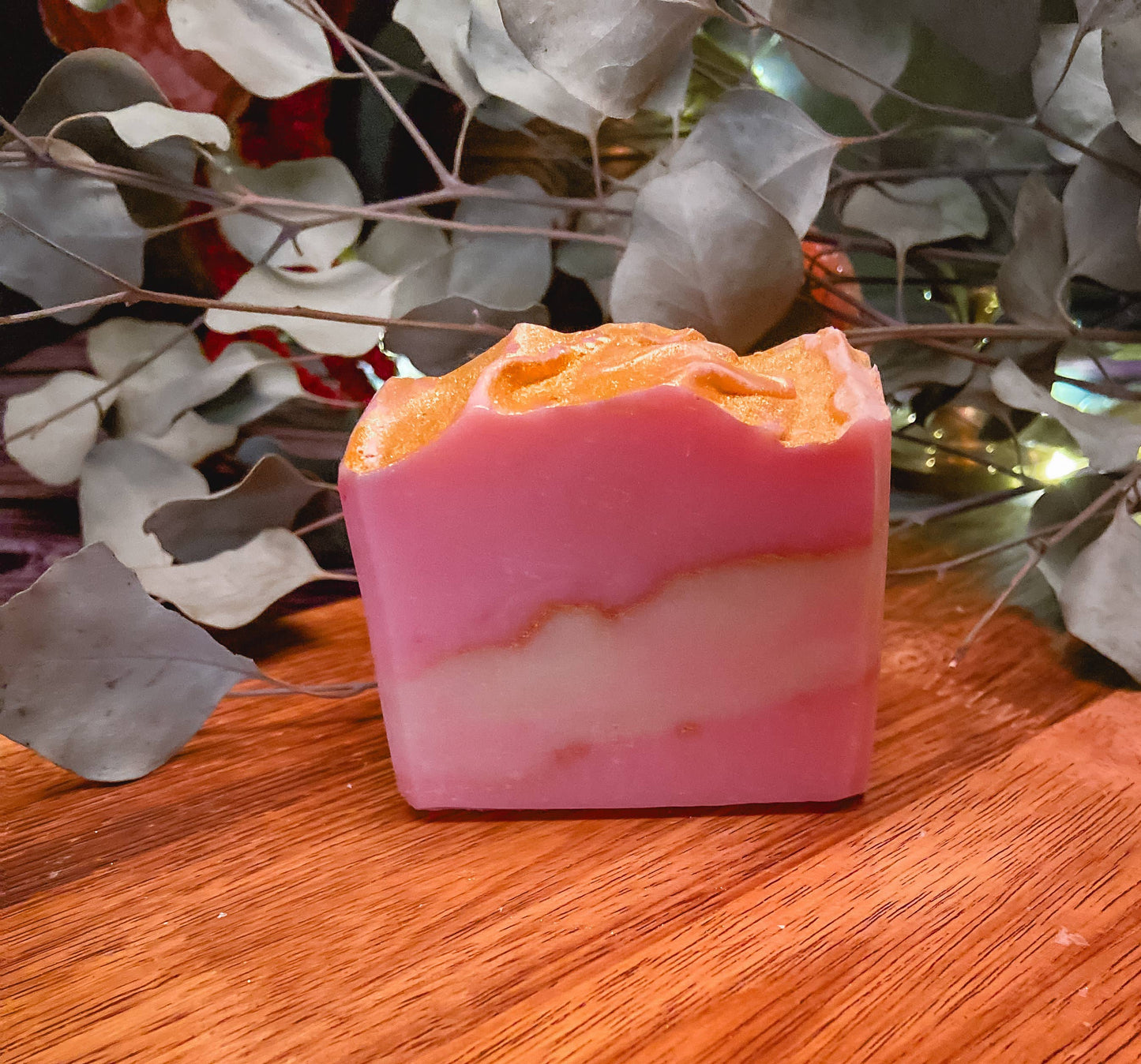 Rose Quartz Soap, Handmade Soap, Vegan Skincare: Tumbled Crystal