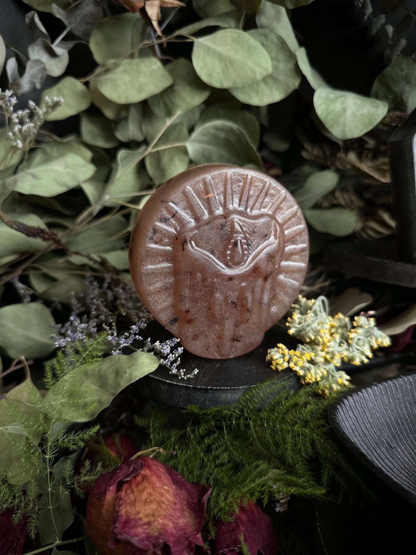 Intention Soap | Witch Soap | Witchcraft Supplies: Money Magnet (With Herbs)