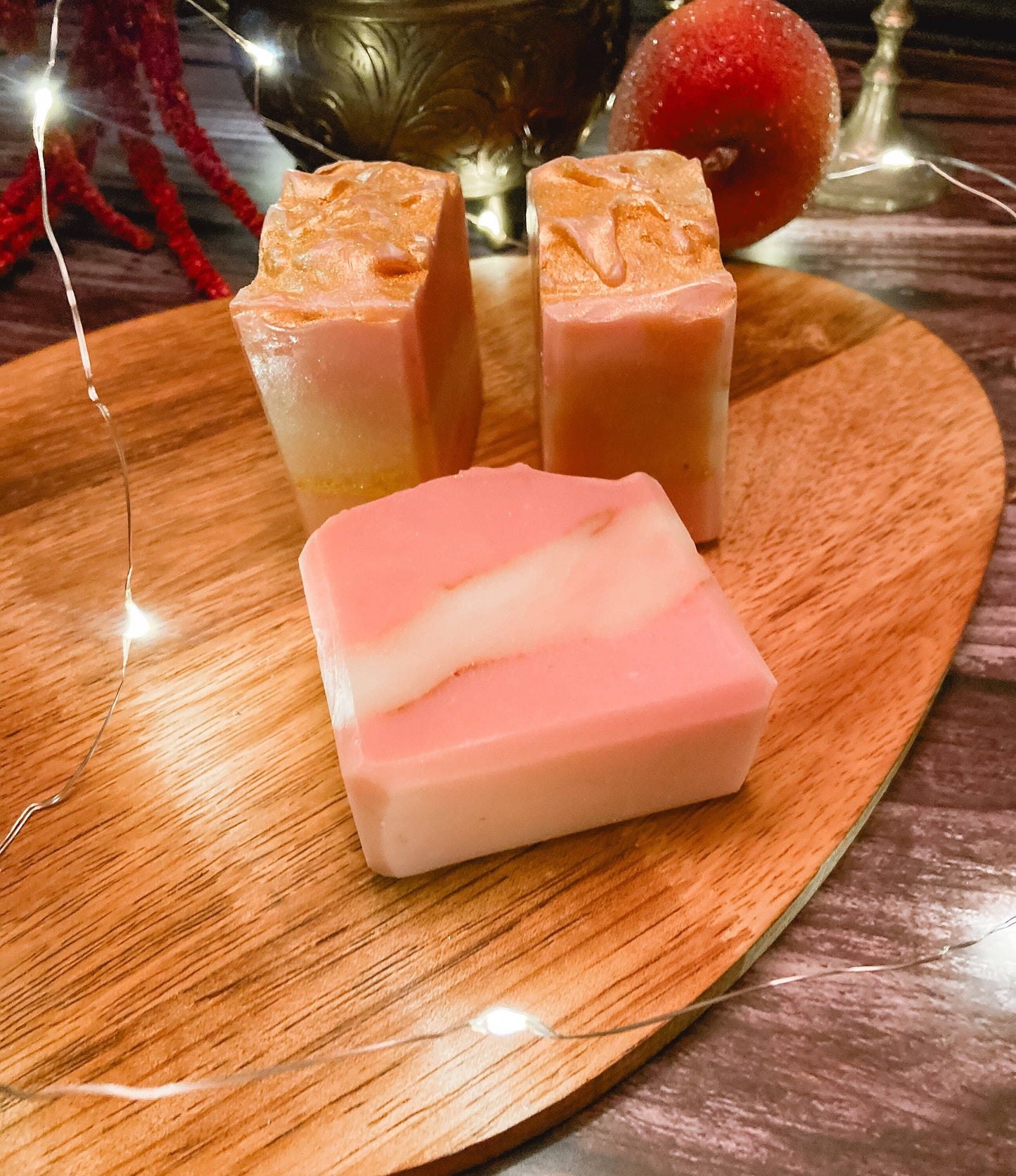 Rose Quartz Soap, Handmade Soap, Vegan Skincare: Tumbled Crystal