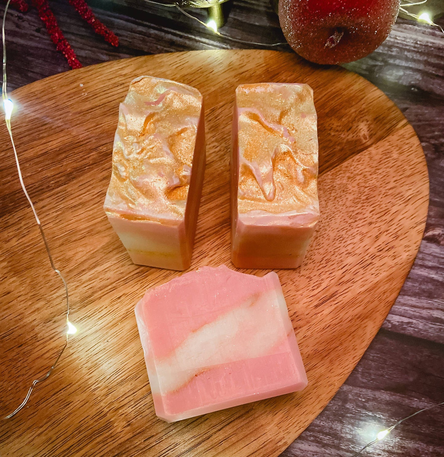 Rose Quartz Soap, Handmade Soap, Vegan Skincare: Tumbled Crystal