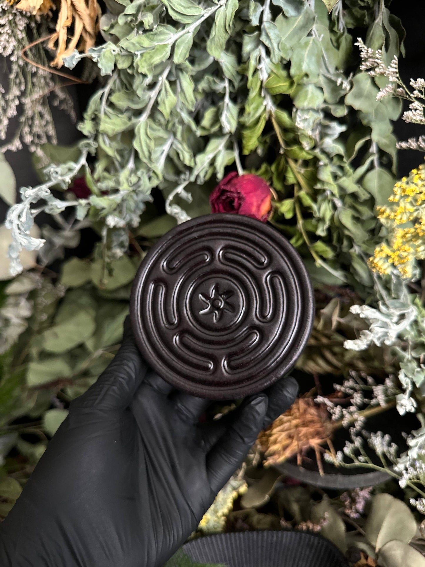 Intention Soap | Witch Soap | Witchcraft Supplies: Money Magnet (With Herbs)