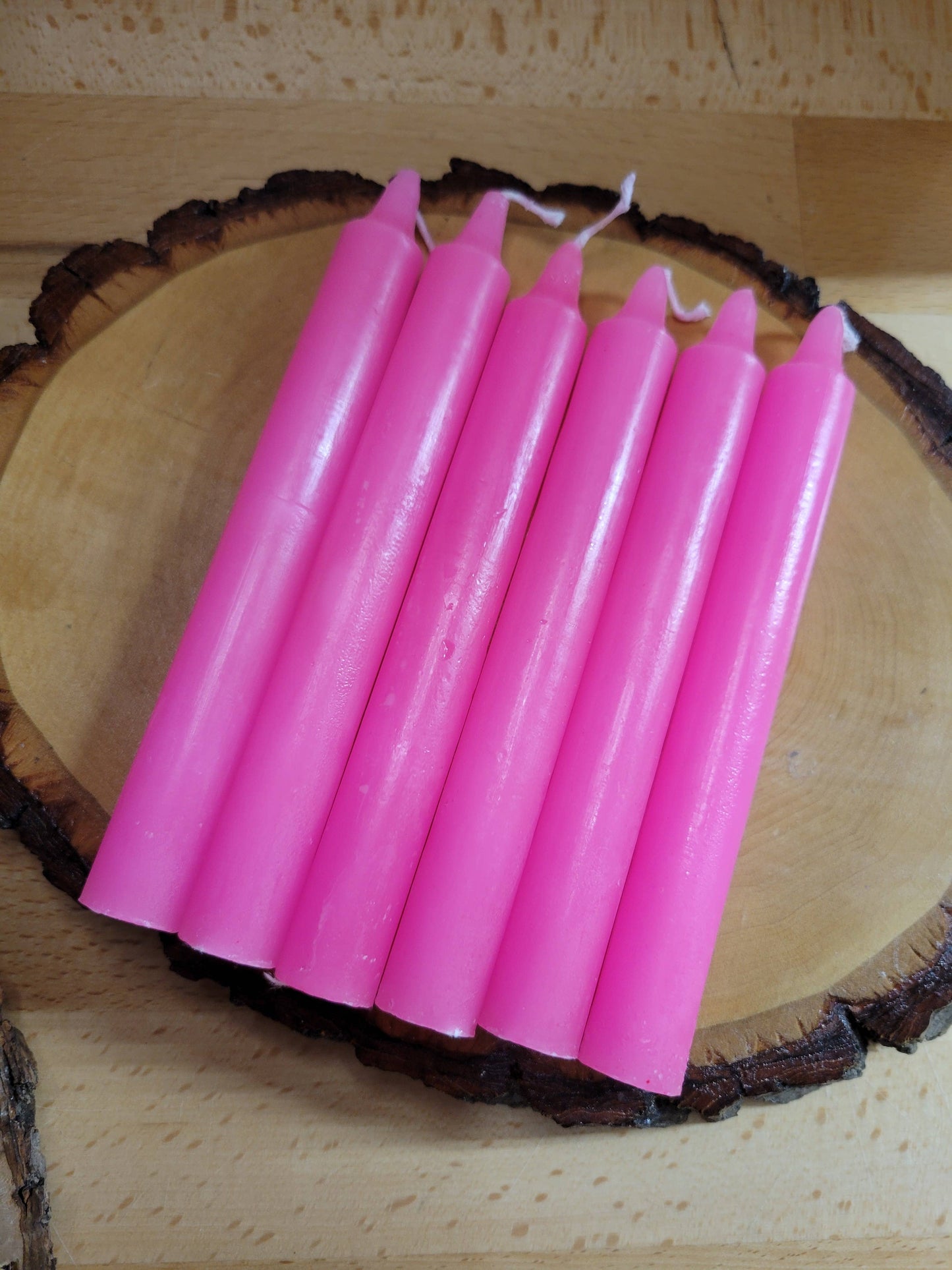 6-Inch Spell Candle Pink Candles Pack of 6