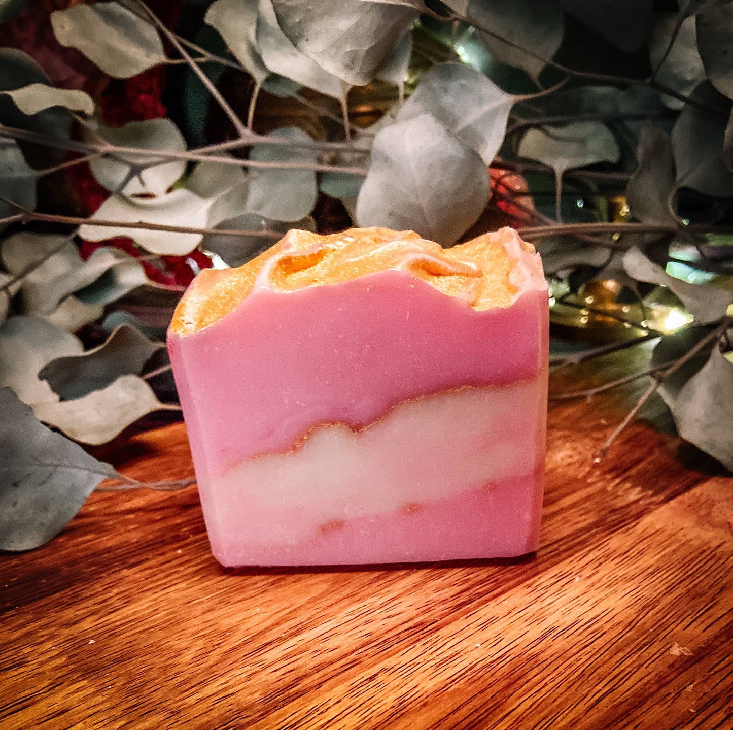 Rose Quartz Soap, Handmade Soap, Vegan Skincare: Tumbled Crystal