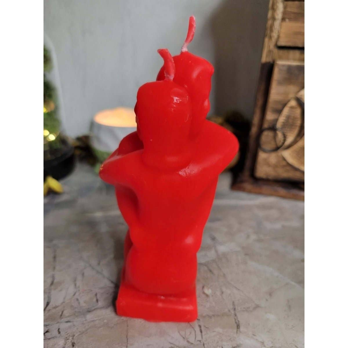 Erotic Couple Candles/ Ritual Candles / Love Candle: Red