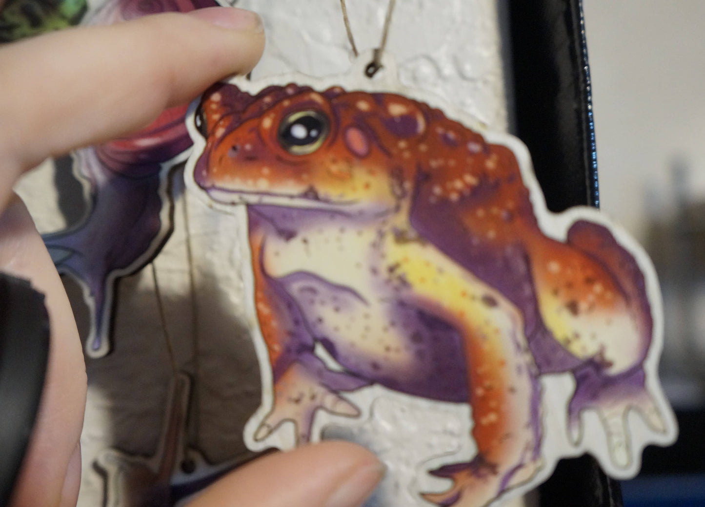 Fauna printed wooden ornaments