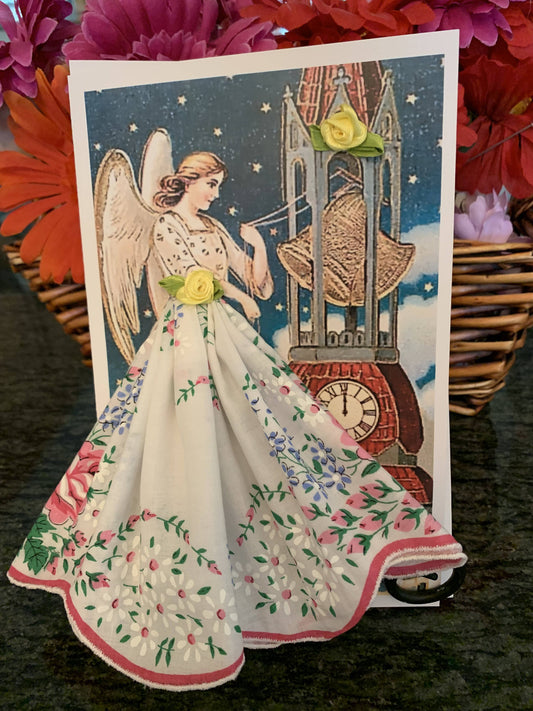 Happy New Year January Hanky Card of the Month