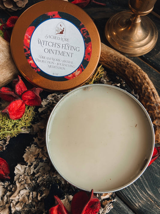 Witch's Flying Ointment, Astral Travel, Dream Magic: 1oz Bottle Oil