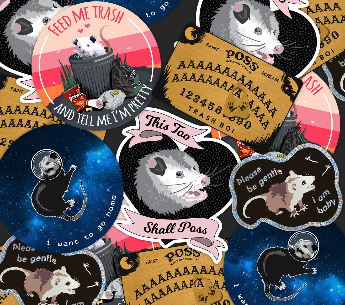 Bestselling Sticker Mix  - Funny Animals and More