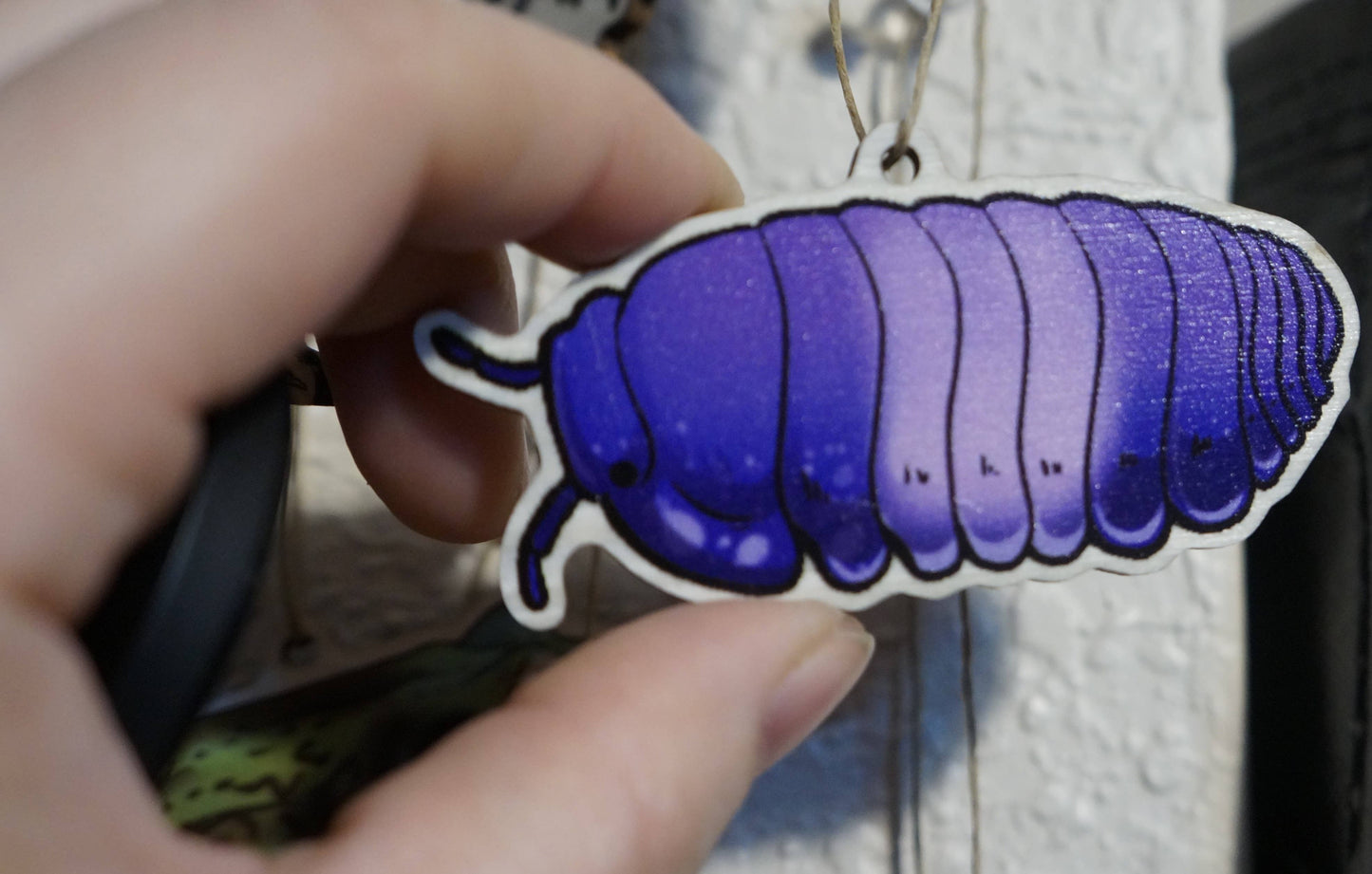 Fauna printed wooden ornaments