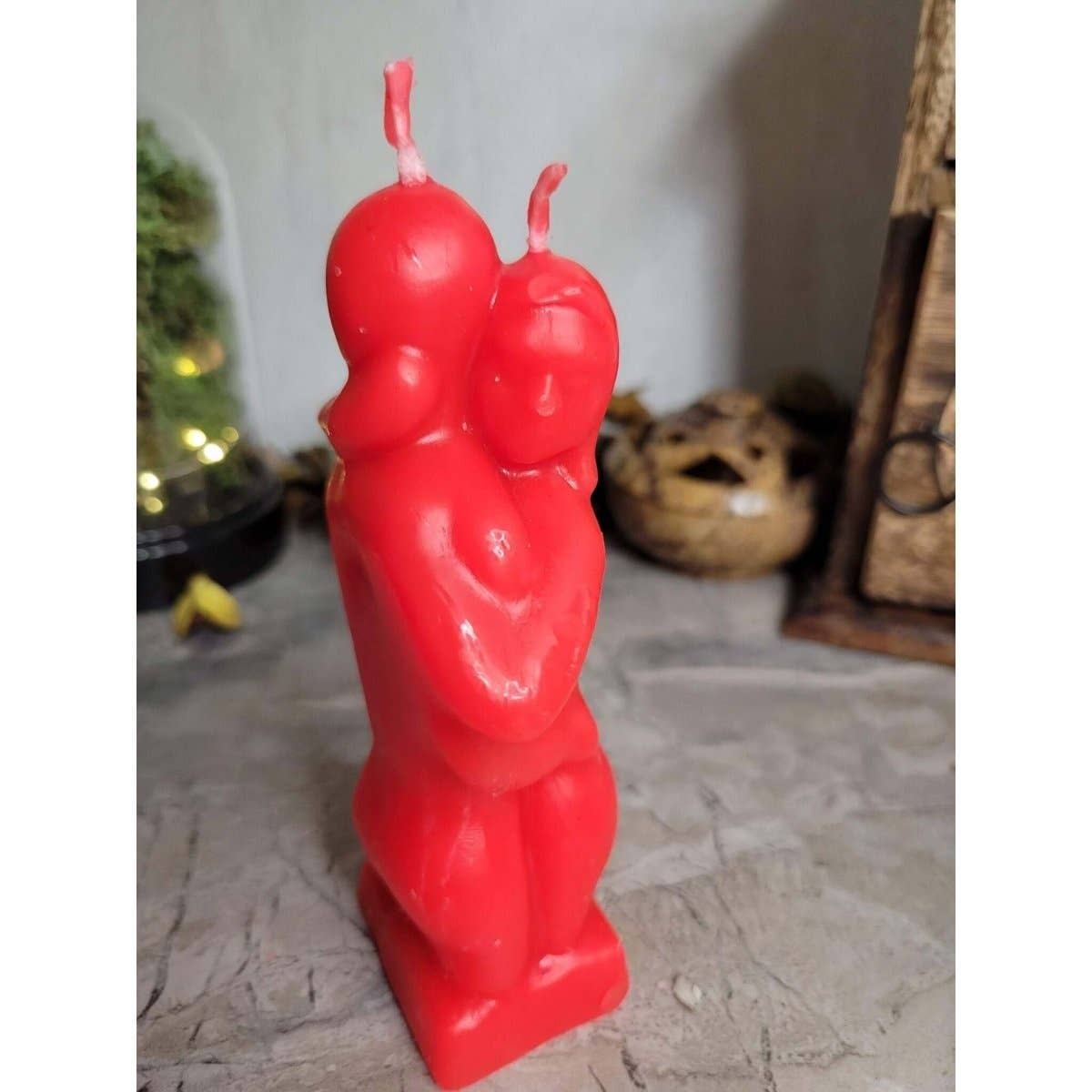 Erotic Couple Candles/ Ritual Candles / Love Candle: Red