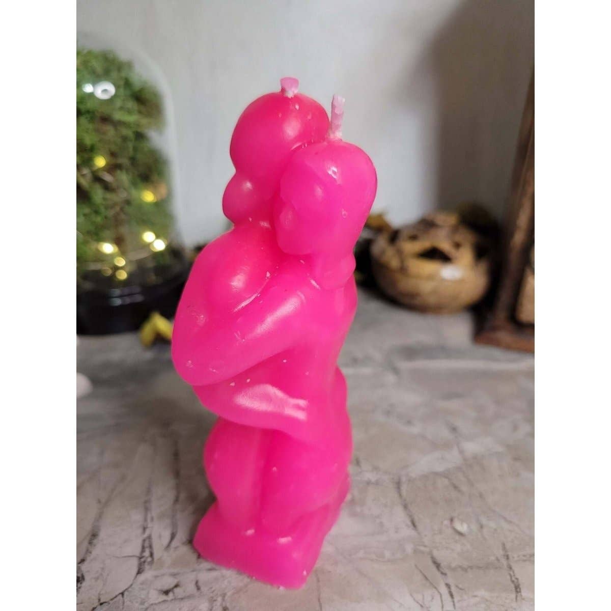 Erotic Couple Candles/ Ritual Candles / Love Candle: Red